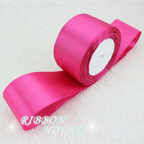 25 yards/roll 2'' (50mm) Single Face Satin Ribbon